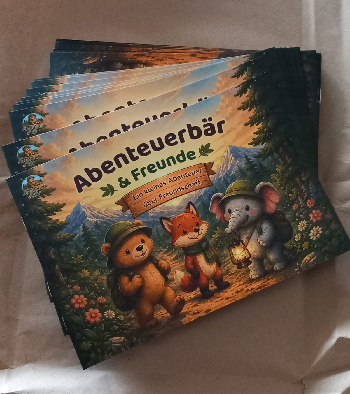 Büchlein Abenteuerbär und Freunde